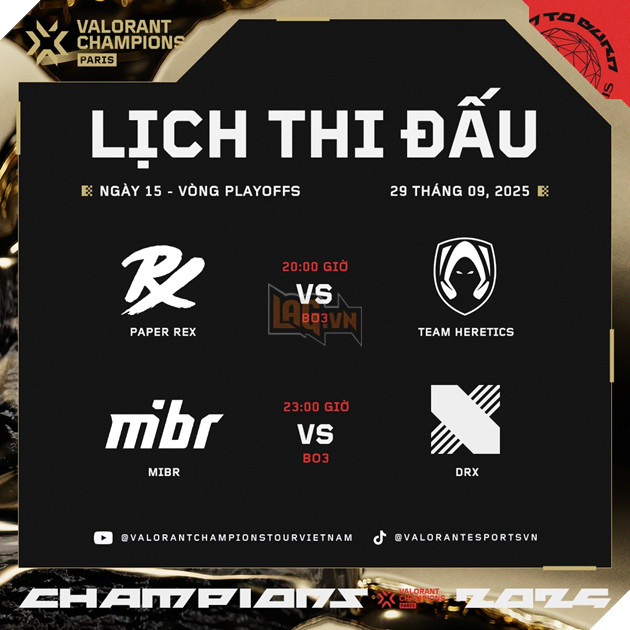 VALORANT Champions 2025: Fnatic Lội Ngược Dòng Ngoạn Mục, NRG Vẫn Trên Cơ MIBR 9