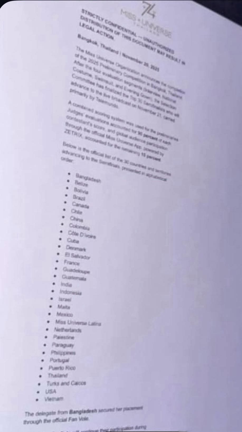 Rộ danh sách Top 30 Miss Universe, Hương Giang có kết quả ra sao?- Ảnh 1. Rộ danh sách Top 30 Miss Universe, Hương Giang có kết quả ra sao?- Ảnh 1.