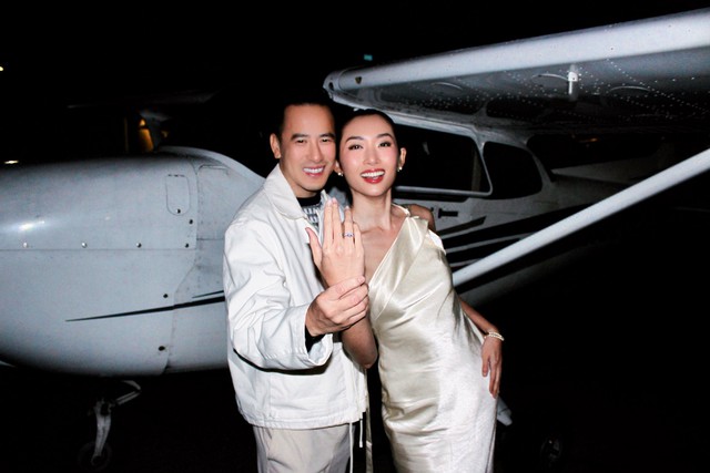 Hoa hậu Việt vỡ òa hạnh phúc, được bạn trai bí mật cầu hôn trên trực thăng- Ảnh 2. Hoa hậu Việt vỡ òa hạnh phúc, được bạn trai bí mật cầu hôn trên trực thăng- Ảnh 2.