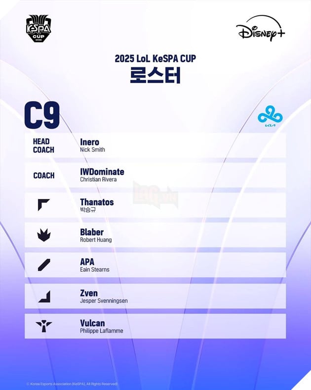 KeSPA Cup 2025: Danh Sach Chinh Thuc Cua Cac Doi Tuyen Tham Gia Giai Dau Off-Season 14 KeSPA Cup 2025: Danh Sách Chính Thức Của Các Đội Tuyển Tham Gia Giải Đấu Off-Season 14