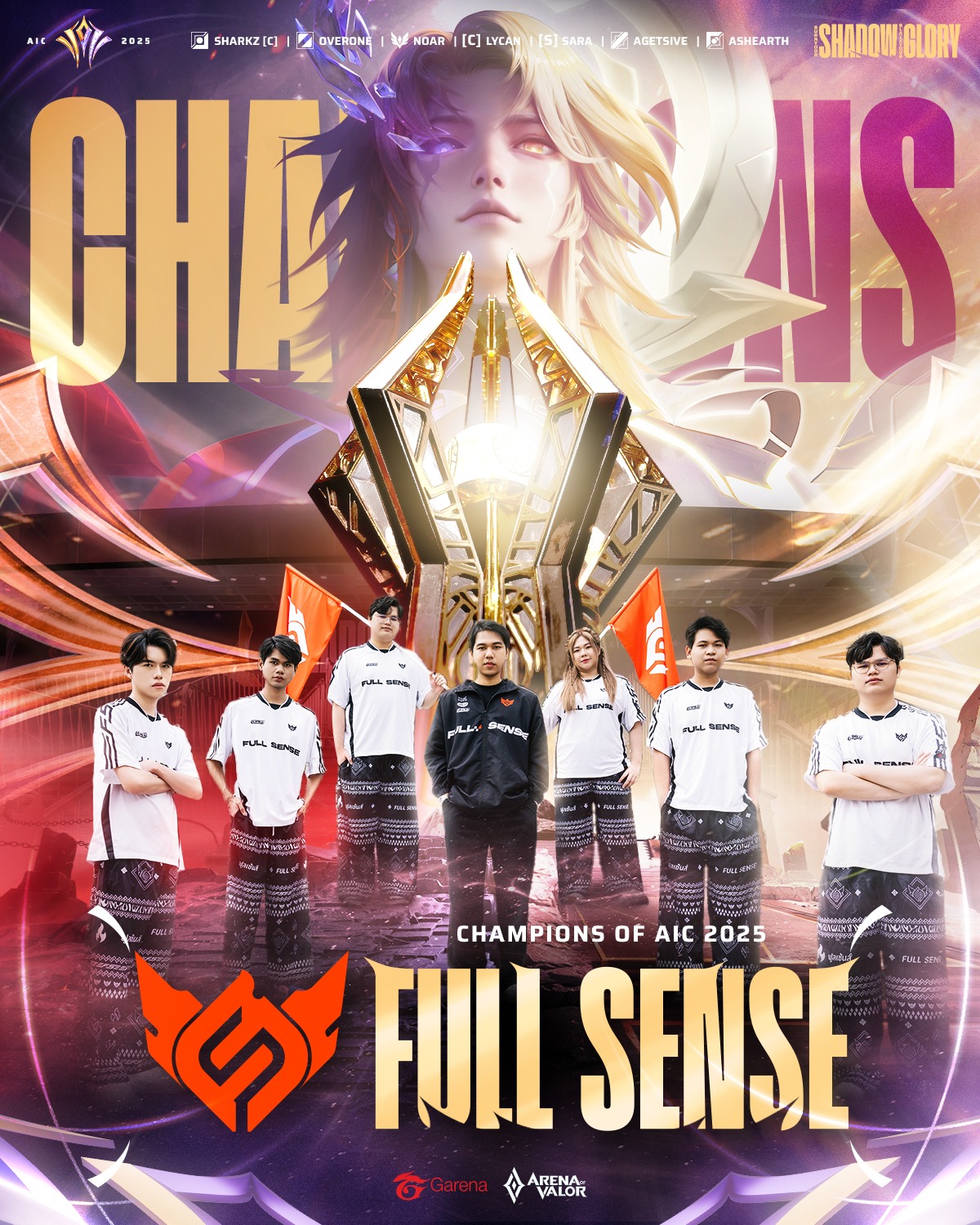 Hủy diệt cả giải đấu, Full Sense lên ngôi vô địch AIC 2025 với thành tích toàn thắng- Ảnh 1. Hủy diệt cả giải đấu, Full Sense lên ngôi vô địch AIC 2025 với thành tích toàn thắng- Ảnh 1.