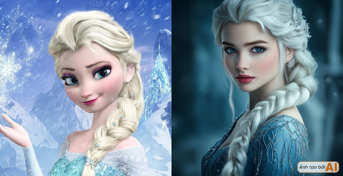 Sốc visual công chúa Disney hoá người thật: Elsa - Lọ Lem cỡ này thì bản gốc phải