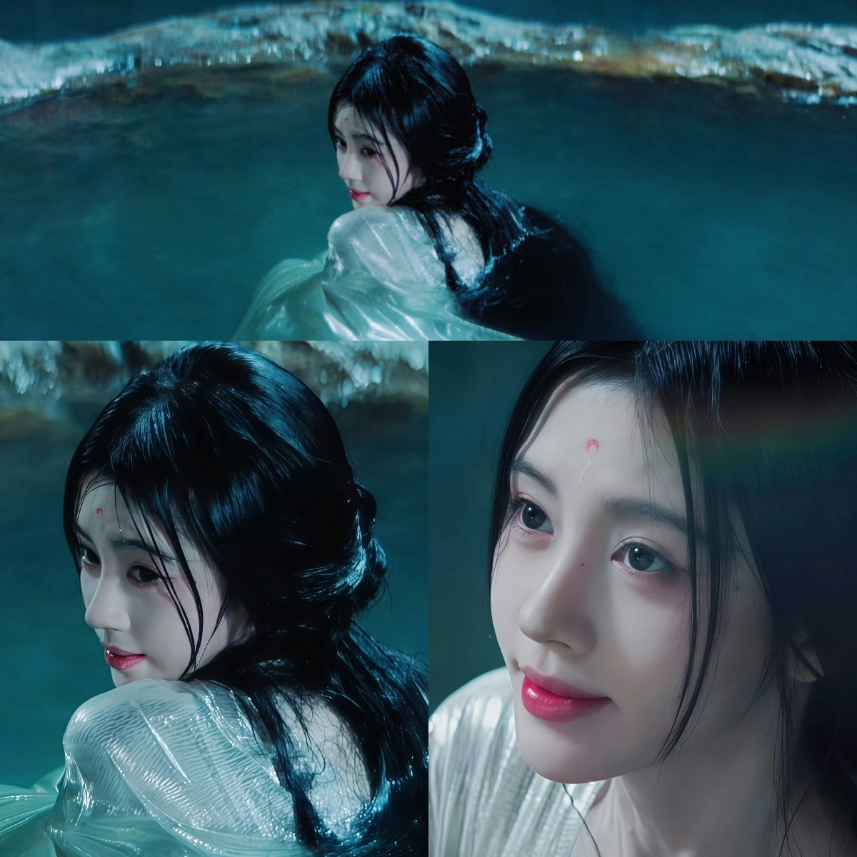 Nhìn mỹ nhân này mặc bạch y mà tưởng tiên nữ giáng trần: Gương mặt được ông trời phác họa, người đâu mà đẹp dữ thần- Ảnh 5.