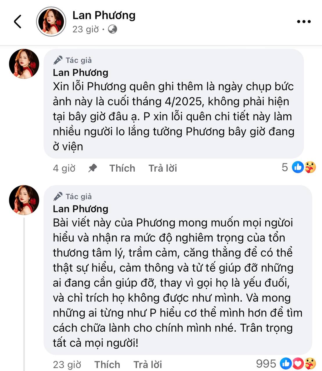 Sau hình ảnh nhập viện đau đớn, Lan Phương hé lộ thêm 1 hậu quả gây hoang mang vì căng thẳng kéo dài- Ảnh 4.