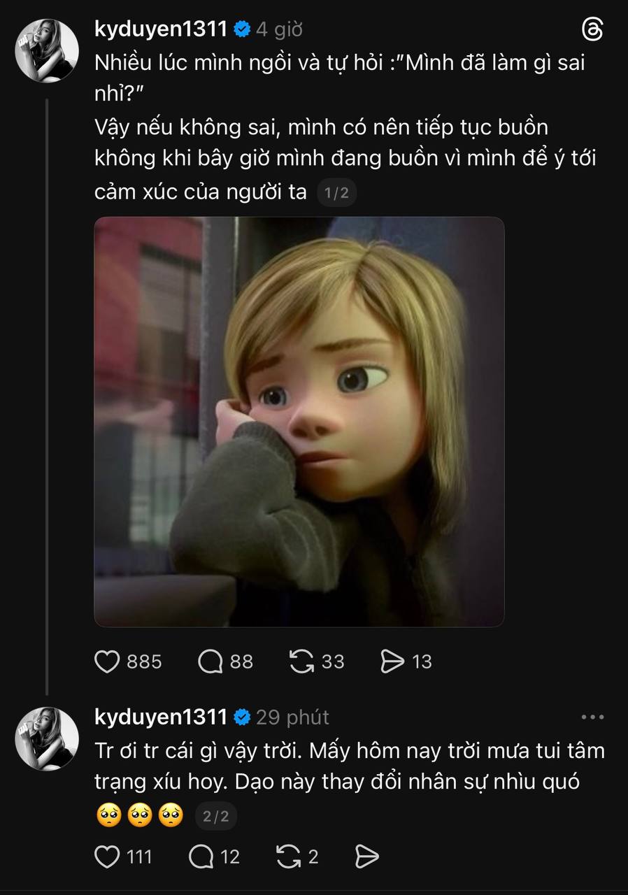 Hoa hậu Kỳ Duyên trục trặc tình cảm?- Ảnh 1.