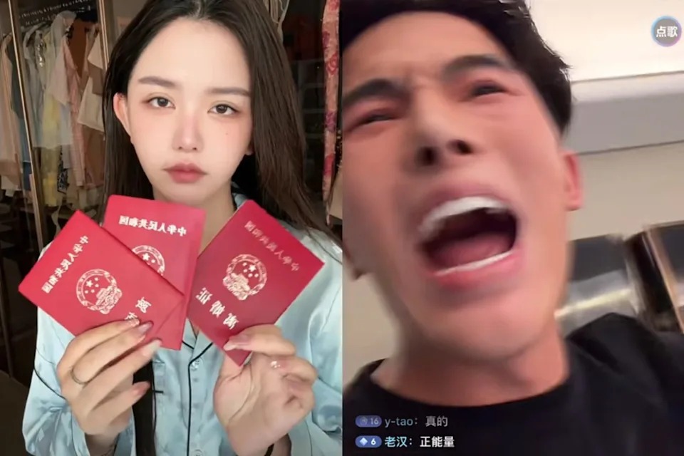 "Sao nữ 26 tuổi 3 đời chồng" bị chồng thứ 3 uy hiếp trên livestream: Đường tình duyên đầy thị phi 62e1349a19c0da984eb1624228881cc7 1759134840208 1759134842237518530341