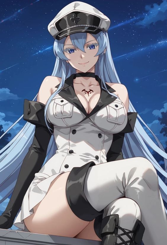 AI tái hiện nàng Esdeath - nữ phản diện