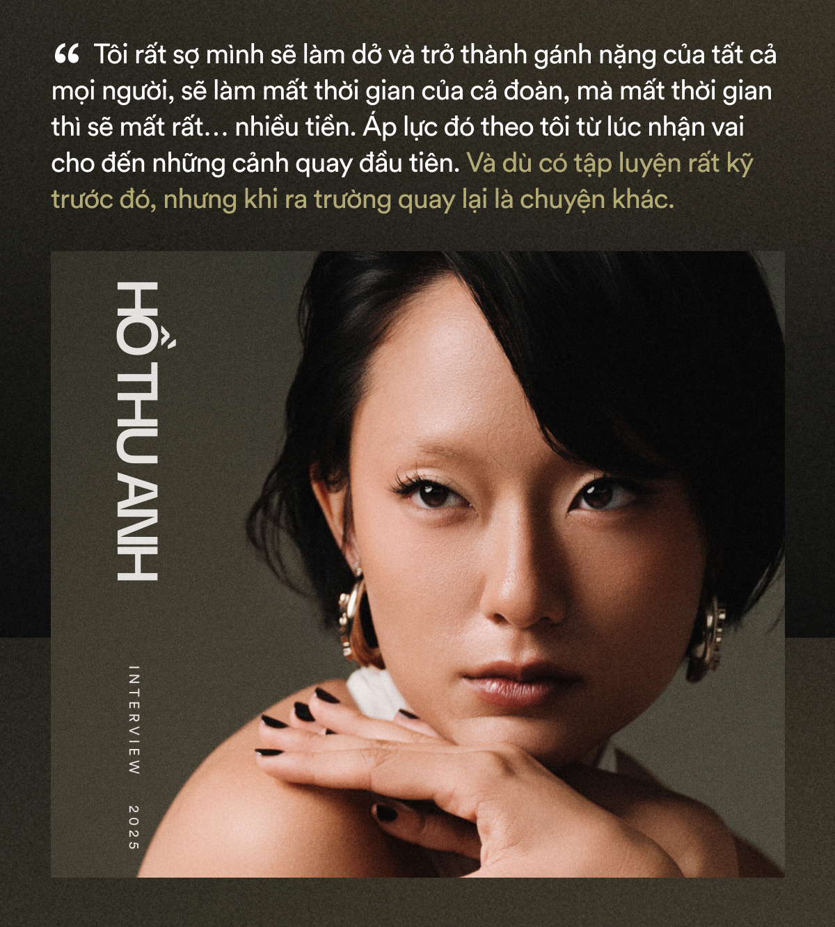 Hồ Thu Anh: Tôi chưa hài lòng về mình trong Địa Đạo và tôi không giấu diếm điều này- Ảnh 10.