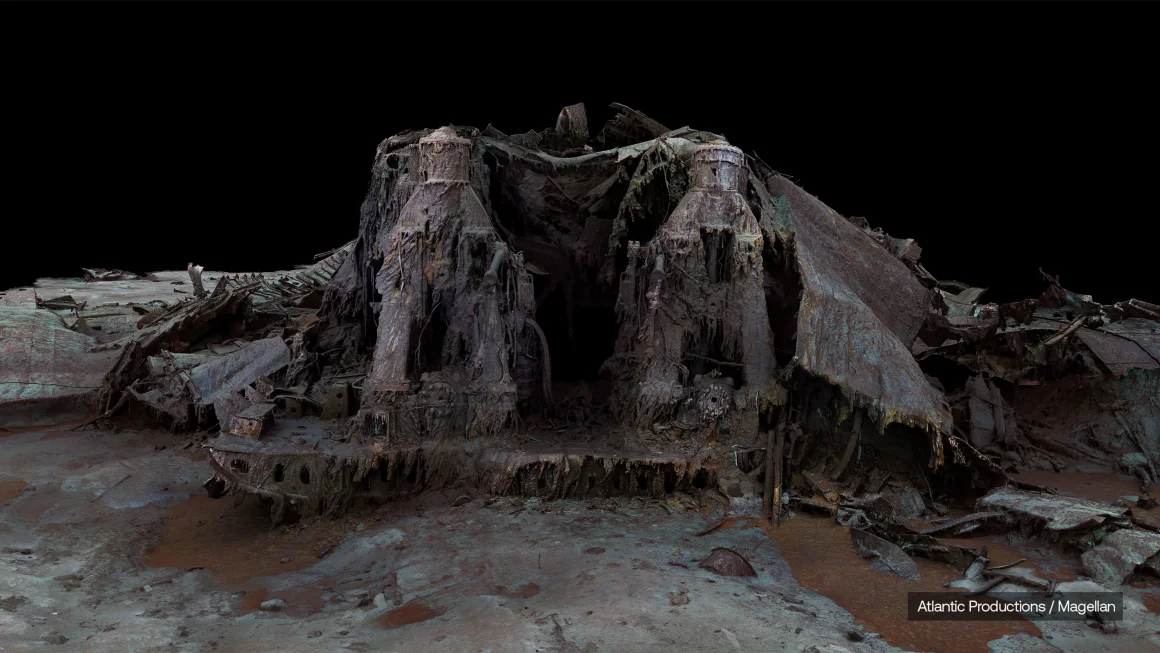 Công nghệ 3D tái hiện chính xác từng chi tiết tàu Titanic trước khi chìm- Ảnh 1. Công nghệ 3D tái hiện chính xác từng chi tiết tàu Titanic trước khi chìm- Ảnh 1.