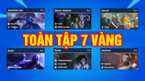 ĐTCL mùa 16: Tìm hiểu sức mạnh dàn tướng 7 vàng độc nhất vô nhị 7 vang dtcl mua 16 thumbjpg