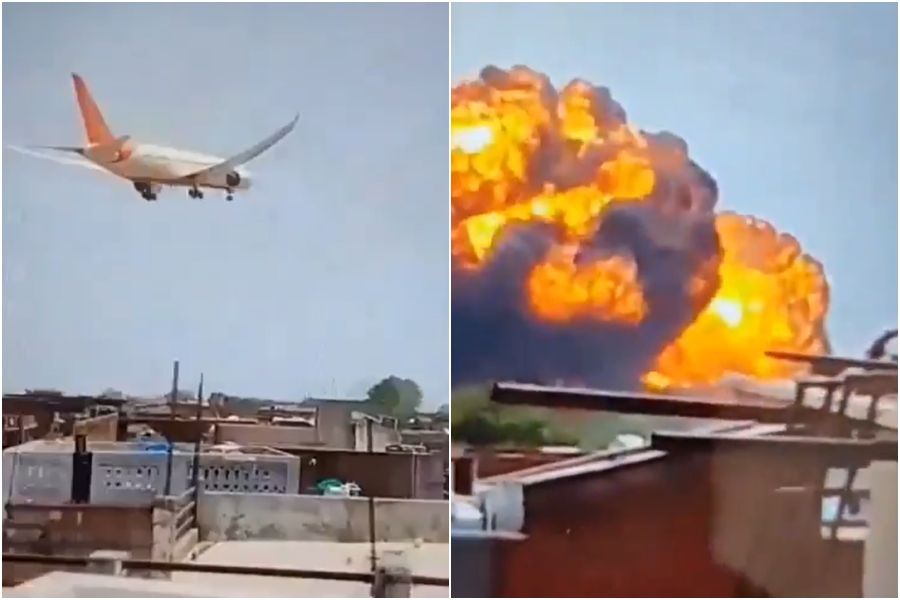 Nhân chứng quay đoạn video 24 giây về vụ tai nạn máy bay Air India gặp khủng hoảng tâm lý, đến giờ vẫn không thể nói được- Ảnh 1. Nhân chứng quay đoạn video 24 giây về vụ tai nạn máy bay Air India gặp khủng hoảng tâm lý, đến giờ vẫn không thể nói được- Ảnh 1.