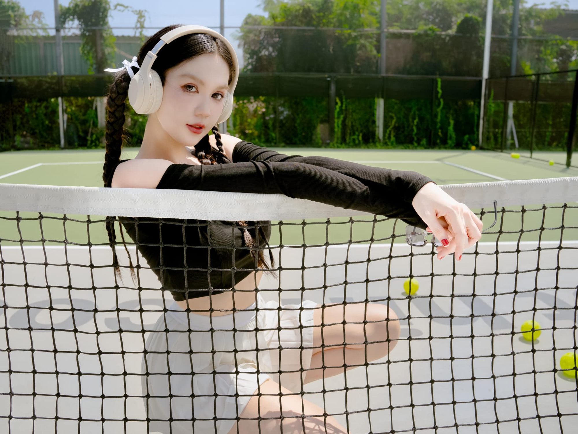 Hiền Hồ và Ngọc Trinh chơi pickleball: Ai hot hơn?- Ảnh 9. Hiền Hồ và Ngọc Trinh chơi pickleball: Ai hot hơn?- Ảnh 9.