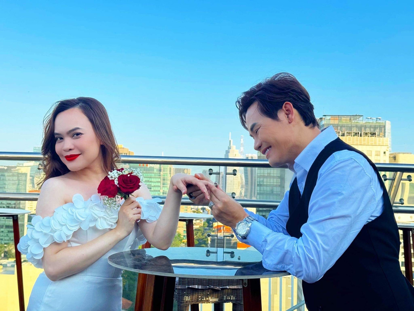 MC Hồng Phúc nói về tin ly hôn- Ảnh 1.