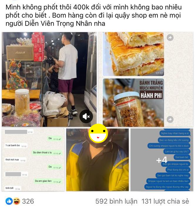 Clip 7p cãi nhau um sùm của diễn viên Trọng Nhân và chủ tiệm bánh bò: Phát hiện 1 chi tiết lạ gây bàn tán- Ảnh 4.
