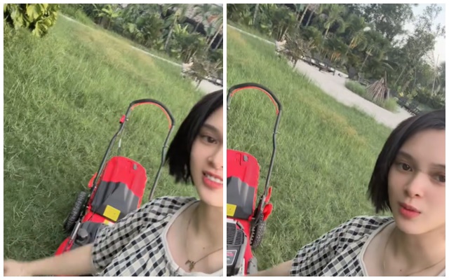 Sát ngày sinh nở, Quỳnh Lương khoe siêu xe của chồng thiếu gia khiến dân tình bật ngửa- Ảnh 1.