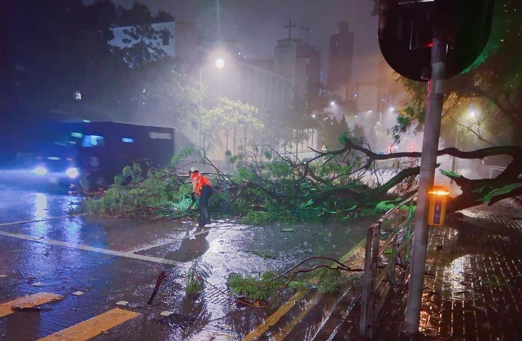 Siêu bão Ragasa: Sóng lớn