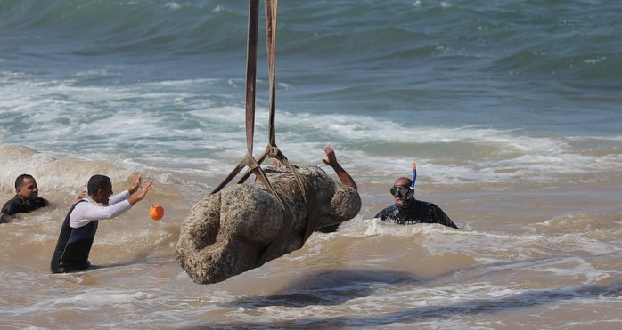 Nhân sư “trở về” từ đáy Địa Trung Hải sau 2.000 năm mất tích- Ảnh 1.