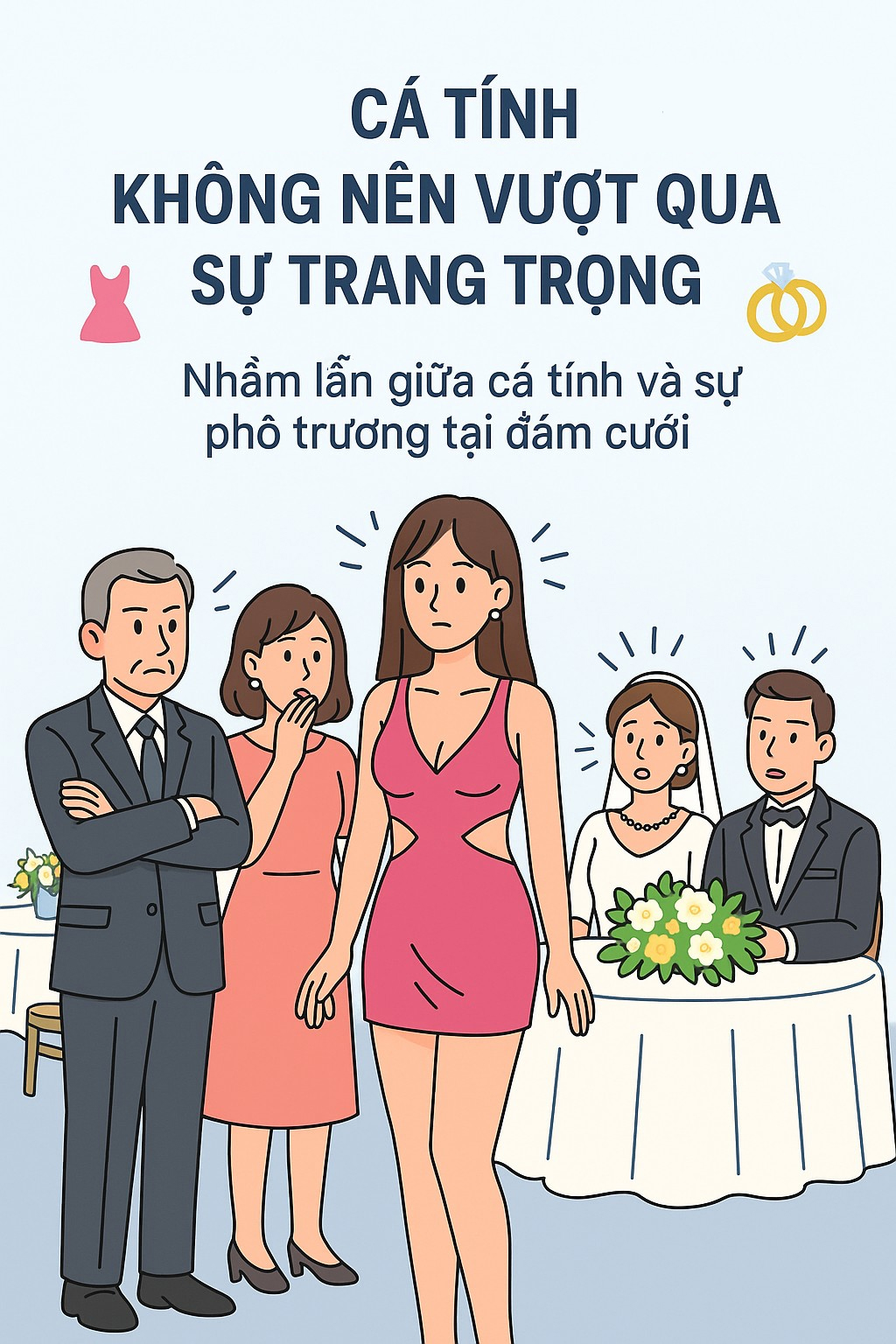 Diện đồ không phù hợp đi ăn cưới, cô gái khiến dân mạng ngán ngẩm- Ảnh 1.