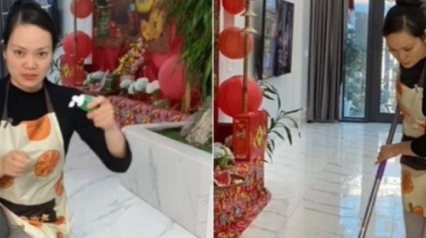 Mẹ đảm ở Hải Phòng mách mẹo lau nhà mùa nồm, nhiều người làm theo tấm tắc khen adt1739924527 me dam o hai phong mach meo lau nha anh cat 3 2 auto cropjpg