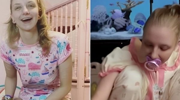 Cô gái 30 tuổi thích đóng bỉm cả ngày, ngậm ti giả, bú bình sữa như em bé 30 Cô gái 30 tuổi thích đóng bỉm cả ngày, ngậm ti giả, bú bình sữa như em bé adt1741661007 co gai 30 tuoi thich dong bim ca nga anh cat 3 2 auto cropjpg