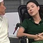 Kỳ Hân ngồi xe lăn đến sân pickleball sau tai nạn gãy chân adt1744604419 ky han gay chan 1 0123 1 1323 4388 0 anh cat 3 2 auto cropjpg