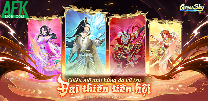 Great Sky: Đại Thiên Thế Giới game đấu tướng lấy chủ đề đa vũ trụ cập bến Việt Nam 0