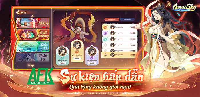 Great Sky: Đại Thiên Thế Giới game đấu tướng lấy chủ đề đa vũ trụ cập bến Việt Nam 4