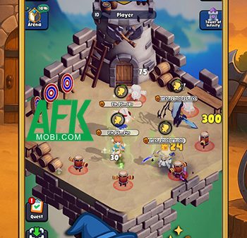 100 Turns to Graduate RPG cho các người chơi huấn luyện các học viện qua việc tung xúc xắc afkmobi 100turnstograduaterppg 1