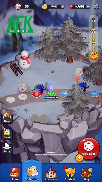 100 Turns to Graduate RPG cho các người chơi huấn luyện các học viện qua việc tung xúc xắc 1