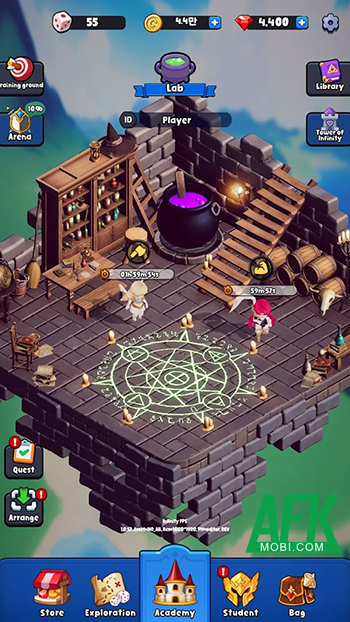 100 Turns to Graduate RPG cho các người chơi huấn luyện các học viện qua việc tung xúc xắc 4