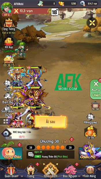 3Q Nghịch Chuyển Thời Không game idle thẻ tướng chủ đề Tam Quốc sắp ra tại Việt Nam 0