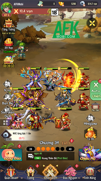 3Q Nghịch Chuyển Thời Không game idle thẻ tướng chủ đề Tam Quốc sắp ra tại Việt Nam 2