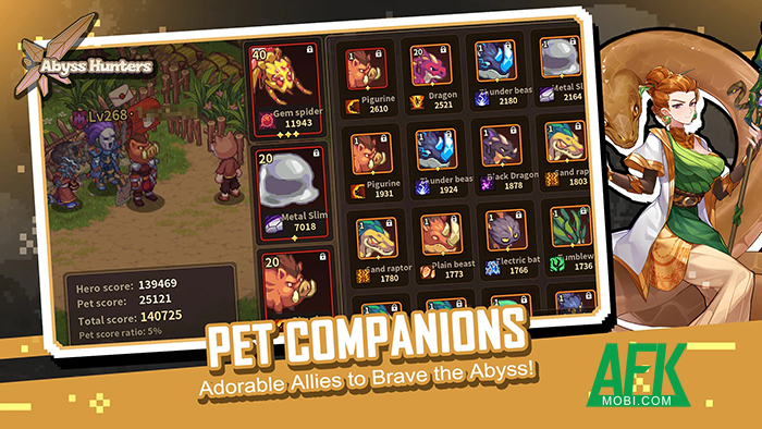 Tập hợp đội anh hùng chinh phục các thử thách trong game Abyss Hunters 4 Tập hợp đội anh hùng chinh phục các thử thách trong game Abyss Hunters 4