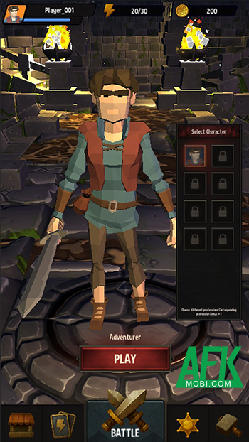 Trang bị các thẻ bài kỹ năng để nhân vật sử dụng chiến đấu trong game Abyss Trials 0