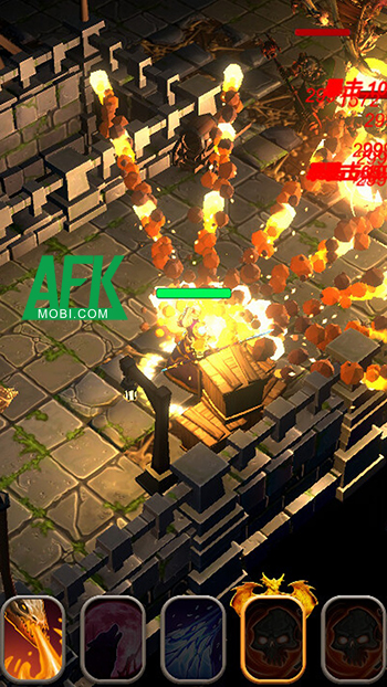 Trang bị các thẻ bài kỹ năng để nhân vật sử dụng chiến đấu trong game Abyss Trials 2