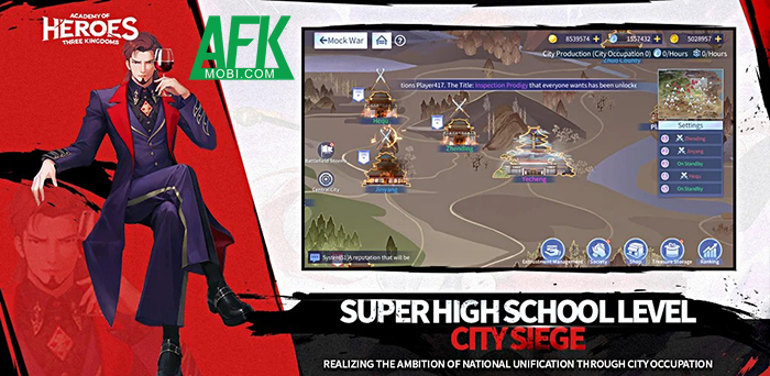 Academy of Heroes game đấu tướng kết hợp chủ đề Tam Quốc quen thuộc với học đường 4 Academy of Heroes game đấu tướng kết hợp chủ đề Tam Quốc quen thuộc với học đường 4