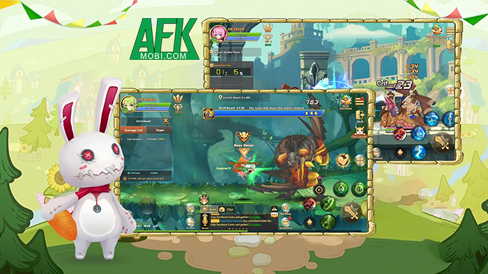 Rainbow Adventure Story game MMORPG 2.5D mang phong cách đồ họa cuộn cảnh cổ điển 3