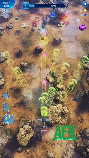 Airforce Invader game hành động bắn ruồi sở hữu nền đồ họa đẹp mắt 0