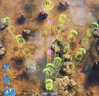 Airforce Invader game hành động bắn ruồi sở hữu nền đồ họa đẹp mắt afkmobi airforceinvader 1jpg