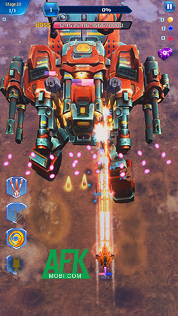 Airforce Invader game hành động bắn ruồi sở hữu nền đồ họa đẹp mắt 2