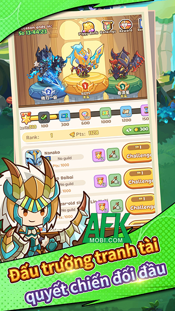 Hóa thân hiệp sĩ ngày đánh quái đêm mở hòm trong game Amazing Knight 3