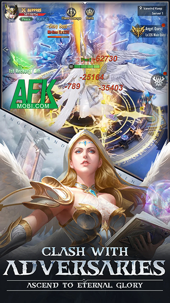 Angels and the Golden Tree game MMORPG rảnh tay màn hình dọc với đồ họa 3D đẹp mắt 0