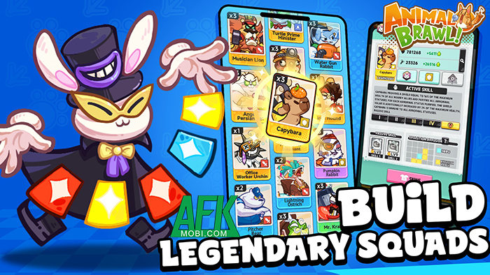 Animal Brawl: PvP Merge Arena game chiến thuật PvP lấy chủ đề động vật ngộ nghĩnh 0