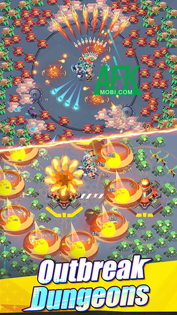 Cùng những tổ đội anh hùng chiến đấu sinh tồn trong game Apex Hero: Go! 3