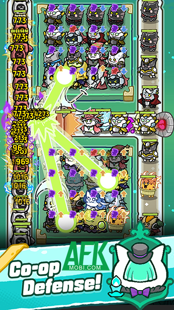 So tài gầy dựng đội mèo phòng thủ ngộ nghĩnh trong game AutoCat: PvP Defense 4