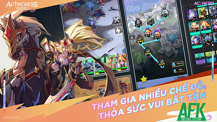 AutoChess Hero game đấu tướng do chính Dragonest Games phát triển dựa trên Auto Chess 1
