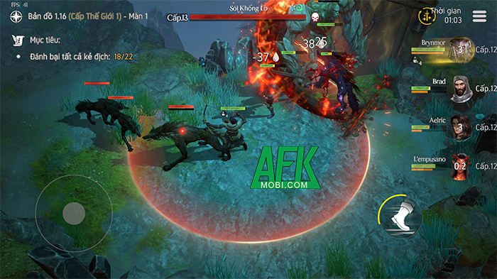 Dẫn dắt đội anh hùng của bạn bắt đầu các cuộc chiến đấu càn quét tại Avalar: Raid of Shadow 3