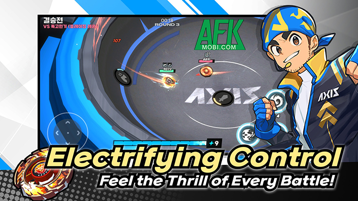 AXIS BLADE game hành động cho người chơi điều khiển con quay Beyblade để chiến đấu 0