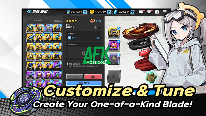 AXIS BLADE game hành động cho người chơi điều khiển con quay Beyblade để chiến đấu 2