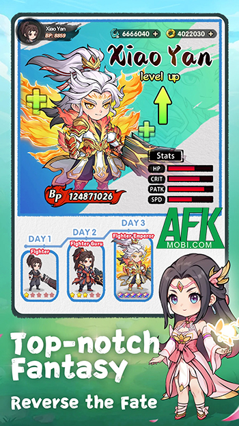 Battle Through the Heavens 2D game nhàn rỗi lấy chủ đề Đấu Phá Thương Khung 0